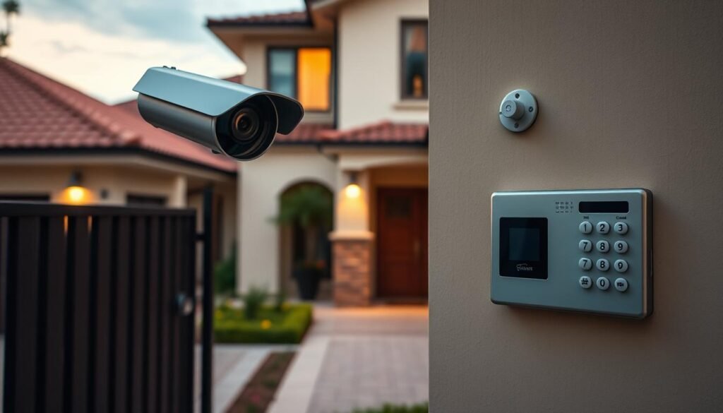 Sistema de seguridad en propiedad